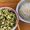 夏野菜たっぷりそうめん